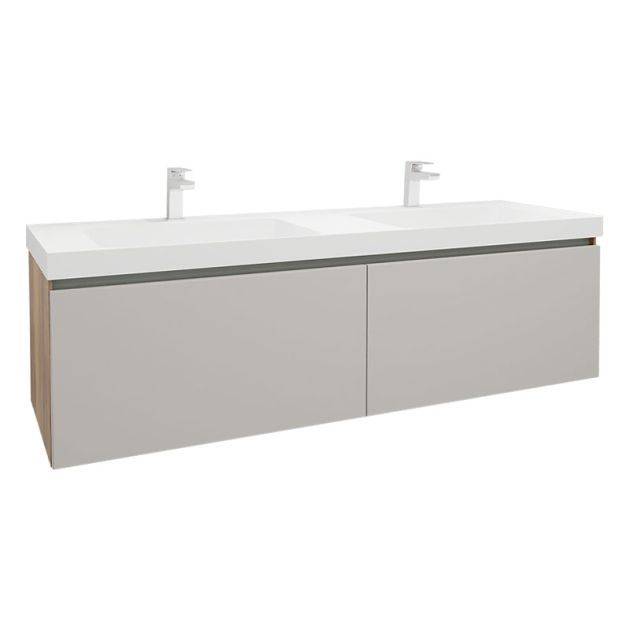 Nobilia Nio Line N Waschtisch mit Unterschrank