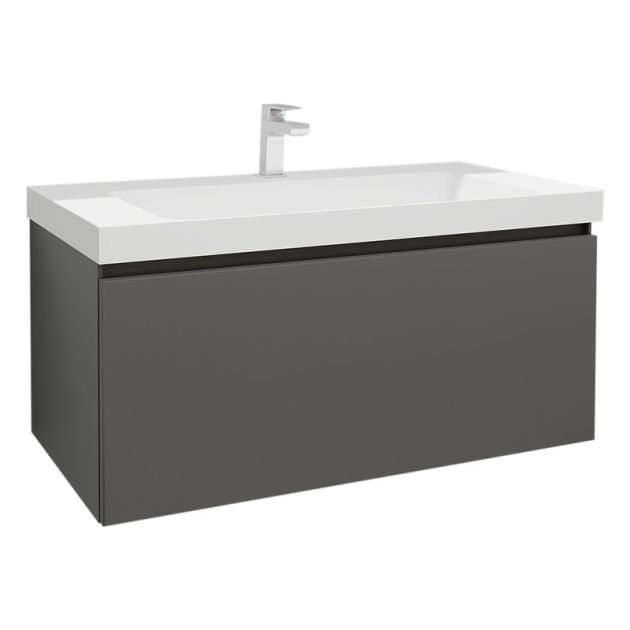 Nobilia Nio Line N Waschtisch mit Unterschrank