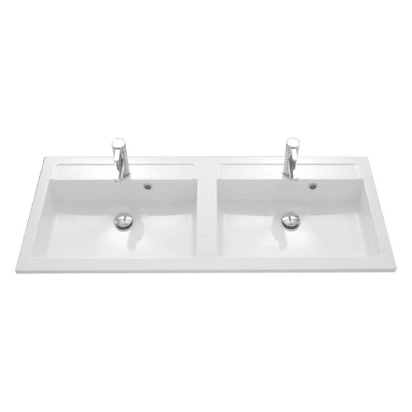 Badea Classic Möbelwaschtisch - 121 cm, Mineralgusswaschtisch