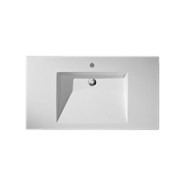 Badea Classic Möbelwaschtisch - 101 cm, Mineralgusswaschtisch