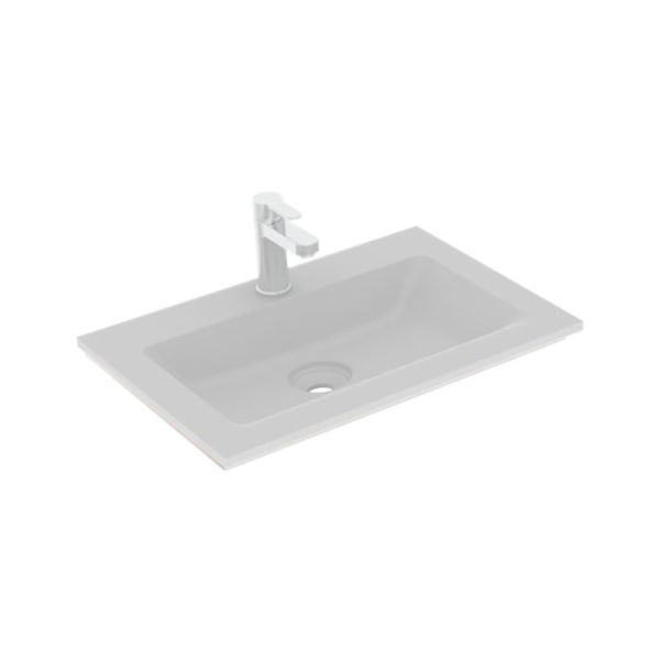 b collection b solid Möbelwaschtisch Solid Surface - 61,2 cm