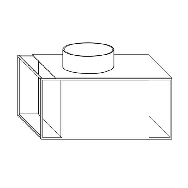 Burgbad Junit Keramik-Waschtisch mit Unterschrank 90 cm