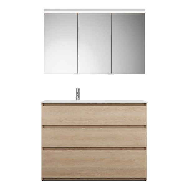 Burgbad LIN20 Badmöbel Set 122 cm