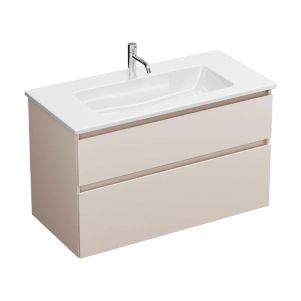 Burgbad LIN20 Waschtisch mit Unterschrank Set 103 cm L8