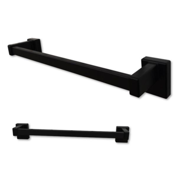 Corpotherma Zubehör Handtuchhalter magnetisch - schwarzmatt 400 mm für Panio Ser