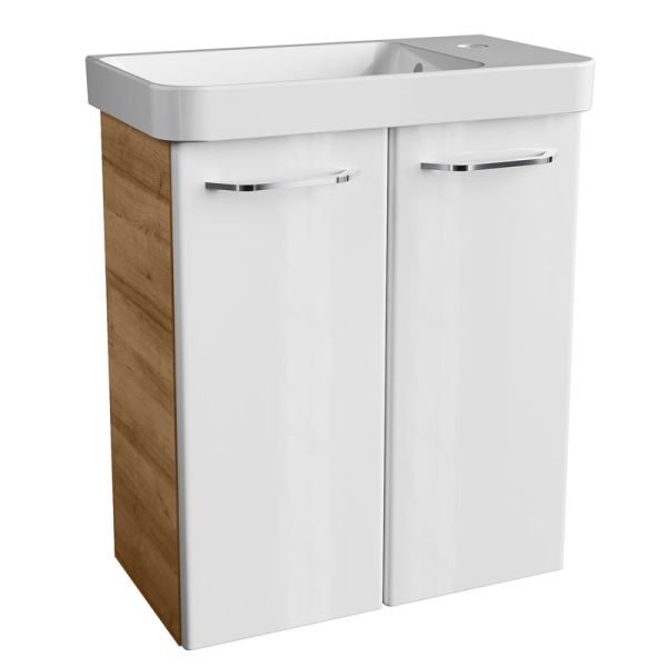 Fackelmann Milano Waschtisch mit Unterschrank - 55,5 cm
