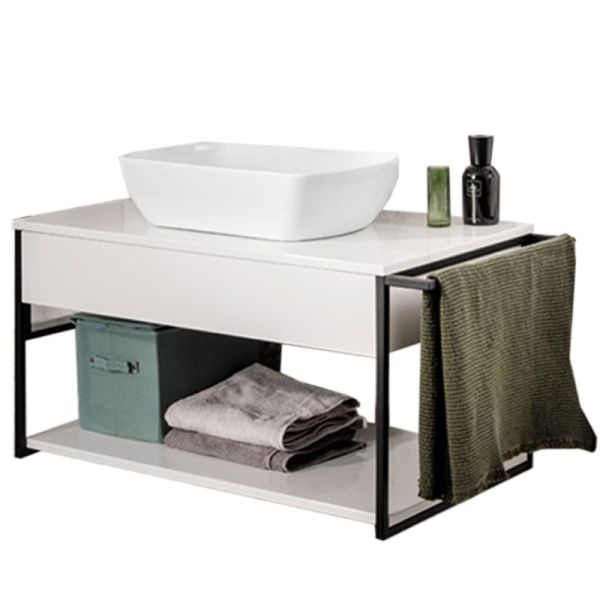 Fackelmann New York Waschtisch mit Unterschrank - 87,2 cm