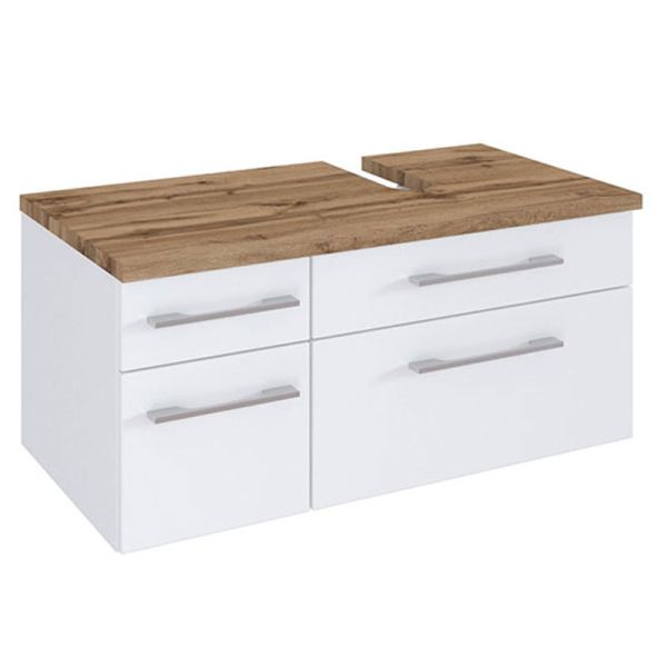 Held Möbel Davos Waschtischunterschrank / Unterbeckenschrank - 90 cm
