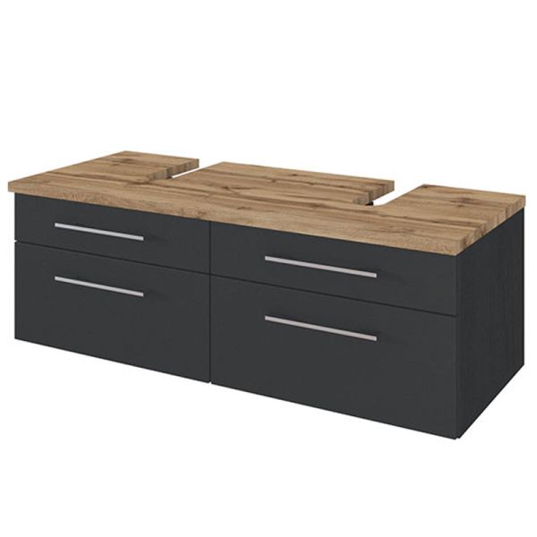 Held Möbel Davos Waschbeckenunterschrank 120 cm