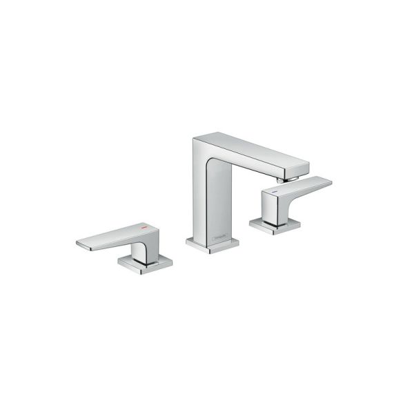Hansgrohe 3-Loch Waschtischarmatur 110-Metropol, chrom