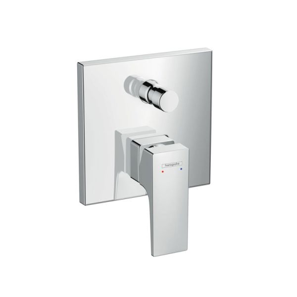 Hansgrohe Einhebel-Wannenmischer Unterputz mit Hebelgriff-Metropol, chrom
