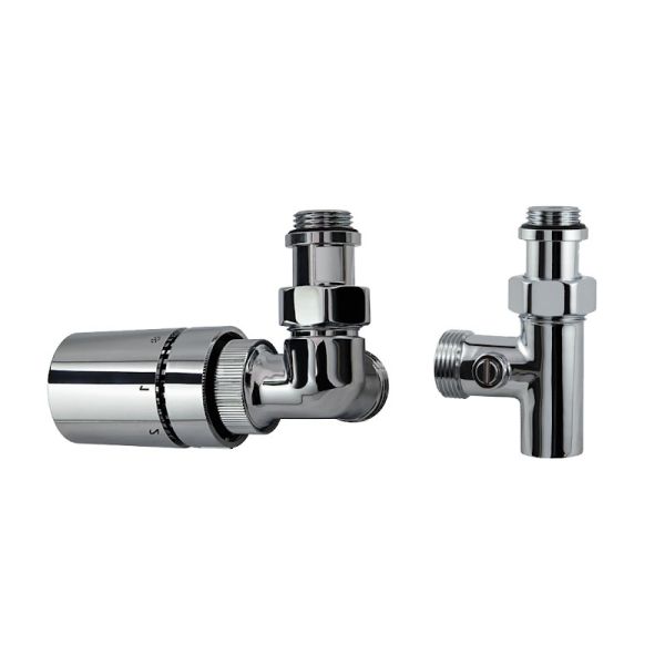 HSK Designheizkörper Montageset / Mischbetrieb Set - Version rechts