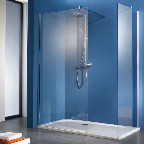 HSK Walk In Premium Frontelement mit Seitenwand Skizze