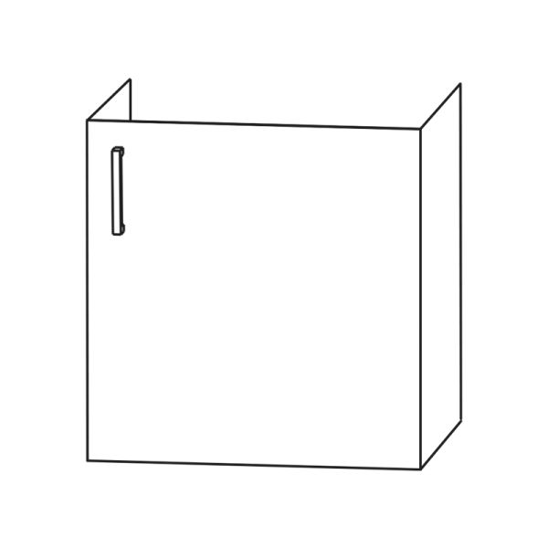Laguna Waschtischunterschrank 43 cm Skizze