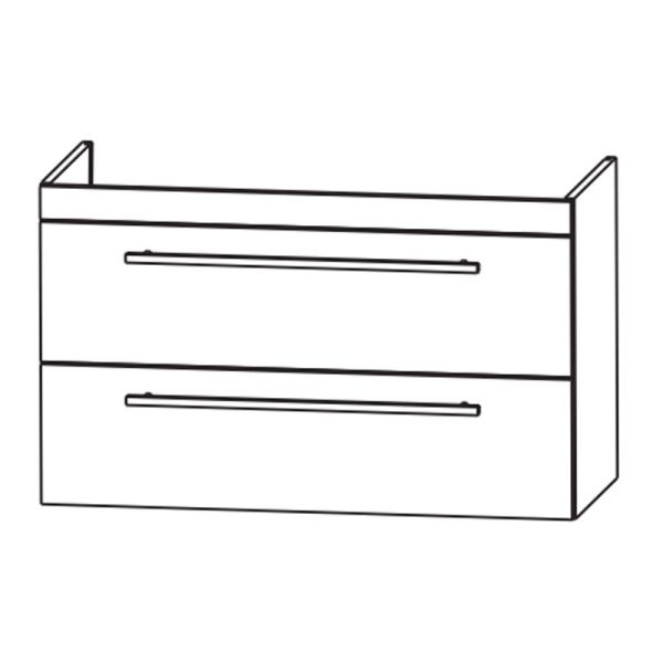 Laguna Waschtischunterschrank 65 cm - Skizze