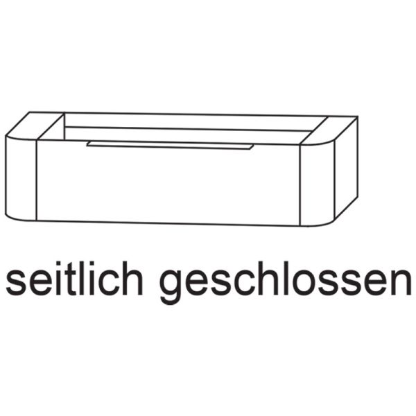 Laguna Orbis Waschtischunterschrank - 151 cm Skizze