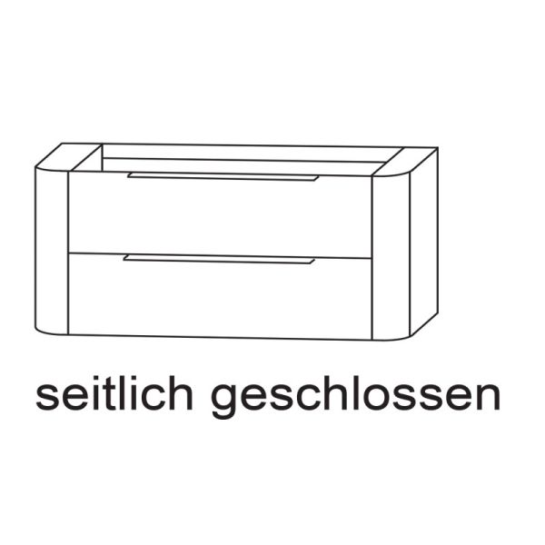 Laguna Orbis Waschtischunterschrank - 81 cm Skizze