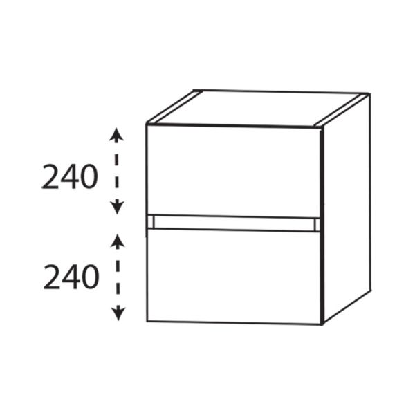 Laguna Platino 2.0 Waschtischunterschrank - 80 cm Skizze