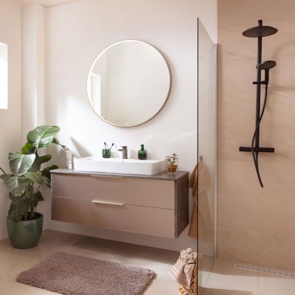 Lanzet Vidro Badmöbel Set 120 cm Ambiente