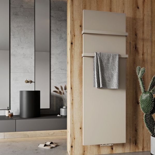 Nordholm Badheizkörper Flächenheizkörper - 180 cm, Warmwasserbetrieb, 861 W, Sch
