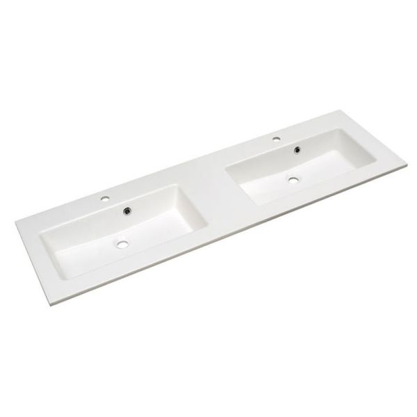 Pelipal Serie 6010 Mineralmarmor-Doppelwaschtisch 153 cm