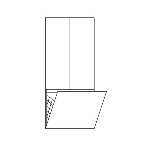 Pelipal PCON Midischrank 60 cm Skizze