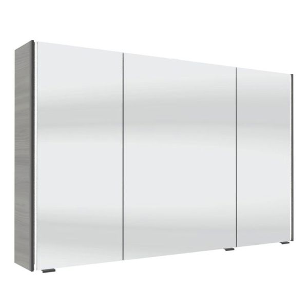 Pelipal Spiegelschränke Spiegelschrank - 113,2 cm, 3 Drehtüren, 6 Glaseinlegeböd