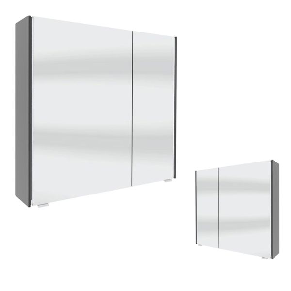 Pelipal Spiegelschränke Spiegelschrank - 73,2 cm, 2 Drehtüren, 4 Glaseinlegeböde