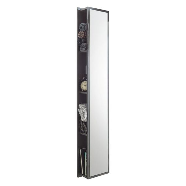 Puris Cool Line Hochschrank - 30 cm, mit Spiegelfläche