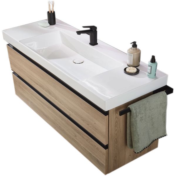 Puris Kera Plan Waschtisch mit Unterschrank - 122 cm