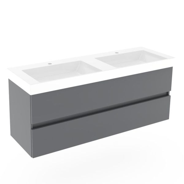 Puris Kera Plan Waschtisch mit Unterschrank - 142 cm