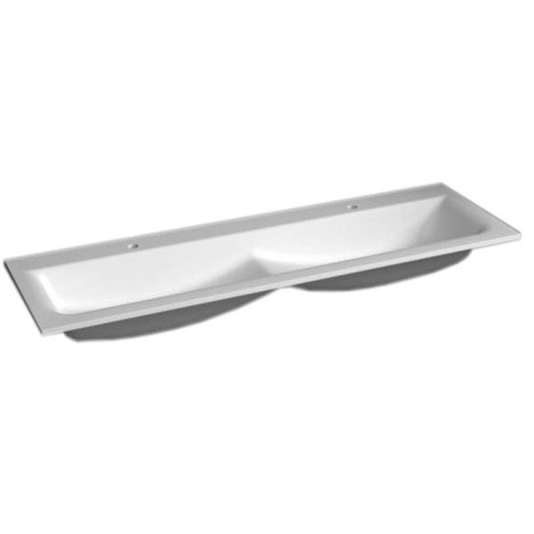 Puris Star Line Möbelwaschtisch Glas Doppelwaschtisch 160,6 cm