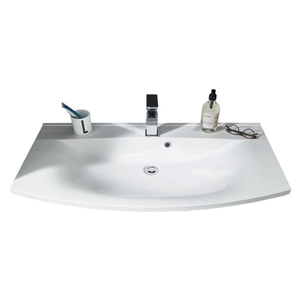Puris Speed Möbelwaschtisch 80 cm Mineralguss