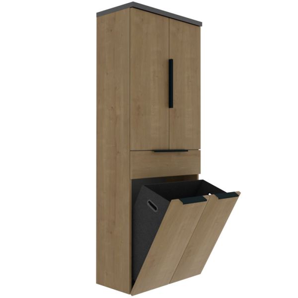 Puris Rounds Hochschrank - 60 cm geöffnet