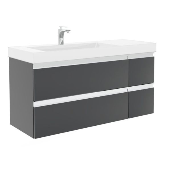 Puris Cpuro Waschtisch mit Unterschrank - 122 cm