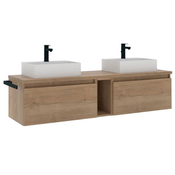 Puris Vialli Waschtisch mit Unterschrank Set 37 - 180,8 cm