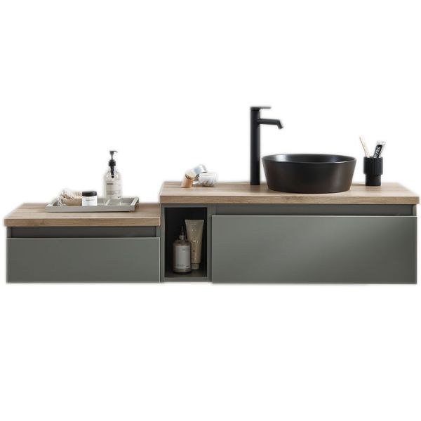 Puris Vialli Waschtisch mit Unterschrank Set 8 - 161,2 cm