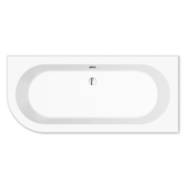 Repabad Livorno Freistehende Badewanne - 165 oval F links - Acryl 1