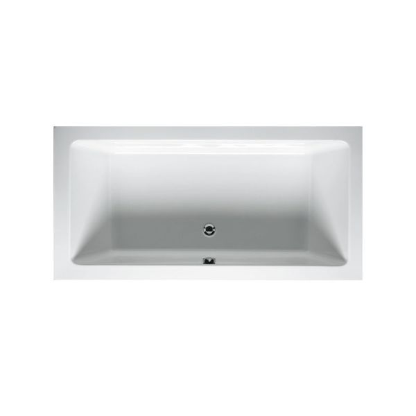 Riho Rechteck-Badewanne Lusso - Acryl - 190 x 90 cm, Farbe: Weiß