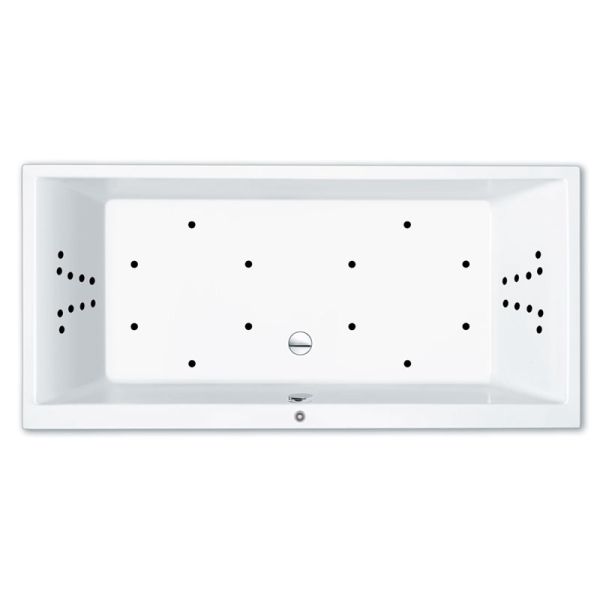 Repabad Genf 180 x 80 cm, mit Aqua-Comfort