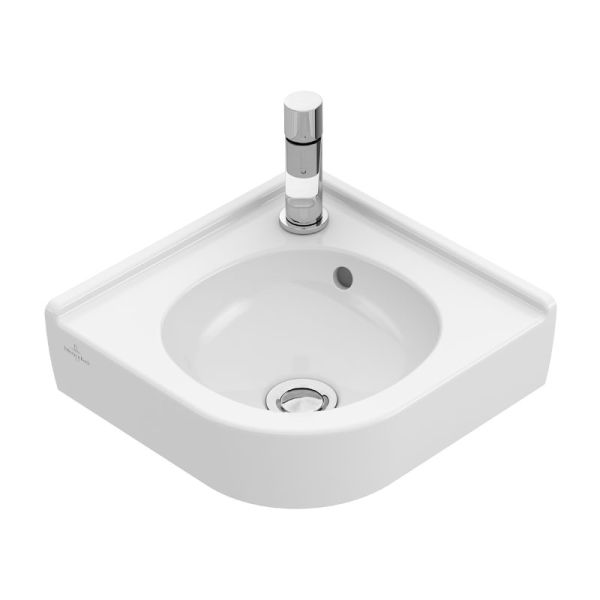 Villeroy und Boch O.novo Wandwaschtisch / Eck-Handwaschbecken - 32 cm