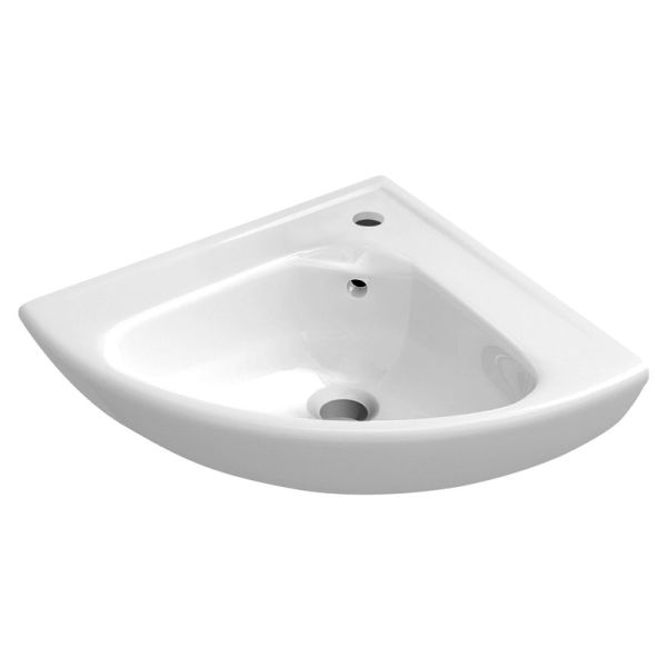 Villeroy und Boch O.novo Wandwaschtisch / Eck-Handwaschbecken - 41,5 cm