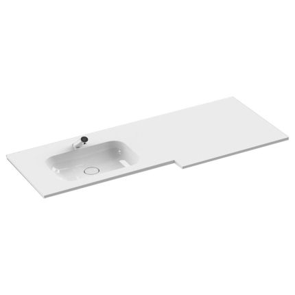Badea Classic Einbauwaschtisch CONTOUR - 151,2 cm, ohne Überlauf