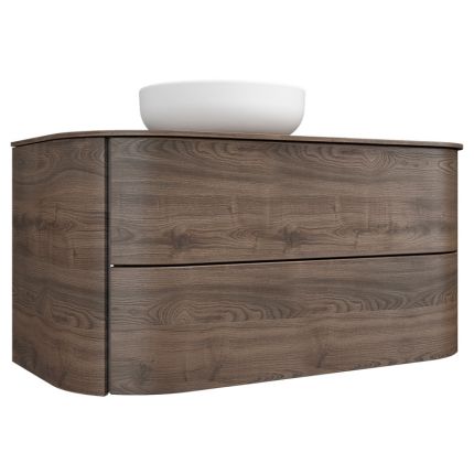 Burgbad Lavo 2.0 Waschtisch mit Unterschrank - 101 cm, Keramik-Aufsatzbecken
