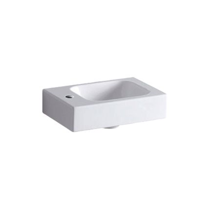 Geberit iCon Waschtisch - Waschbecken Hahnloch, weiß, KeraTect
