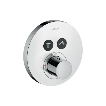 Axor Citterio Thermostat Unterputz rund für 2 Verbraucher
