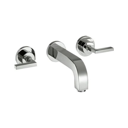 Axor Citterio Waschtischarmatur Unterputz mit Auslauf 222 mm, Hebelgriffen