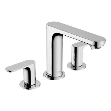 Hansgrohe Rebris S Waschtischarmatur mit Zugstangen-Ablaufgarnitur