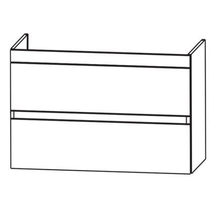 Laguna Waschtischunterschrank 125 cm Skizze