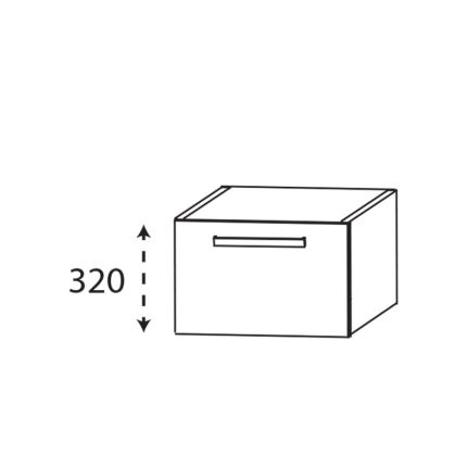 Laguna Platino 2.0 Plattenunterschrank - 40 cm Skizze